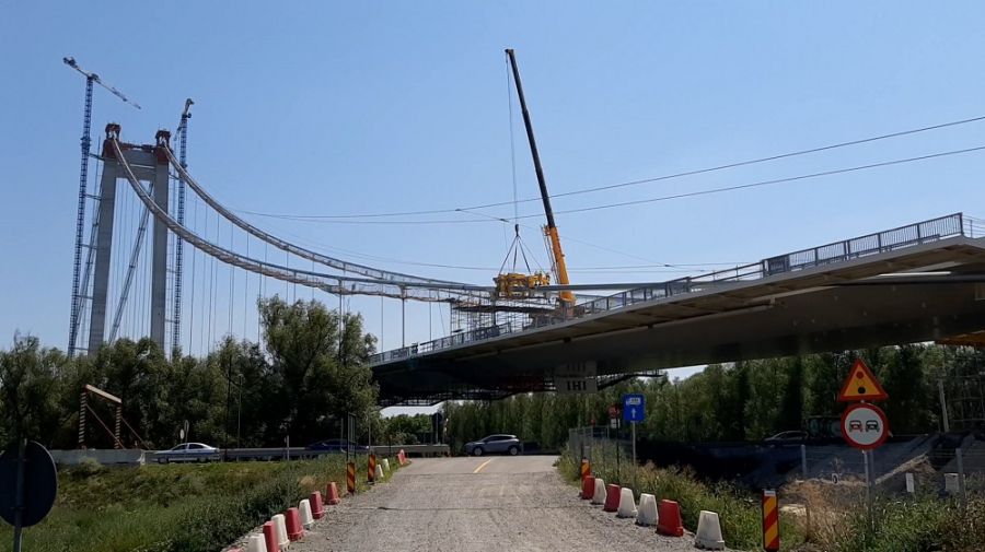 Inaugurarea podului peste Dunăre ar putea fi amânată