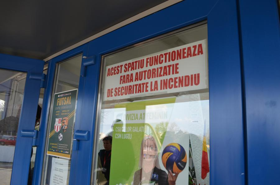 Licitaţie pentru măsuri de securitate la incendiu la Sala Sporturilor