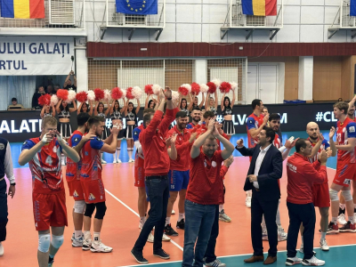 Victorie de senzaţie a voleibaliştilor gălăţeni în Liga Campionilor