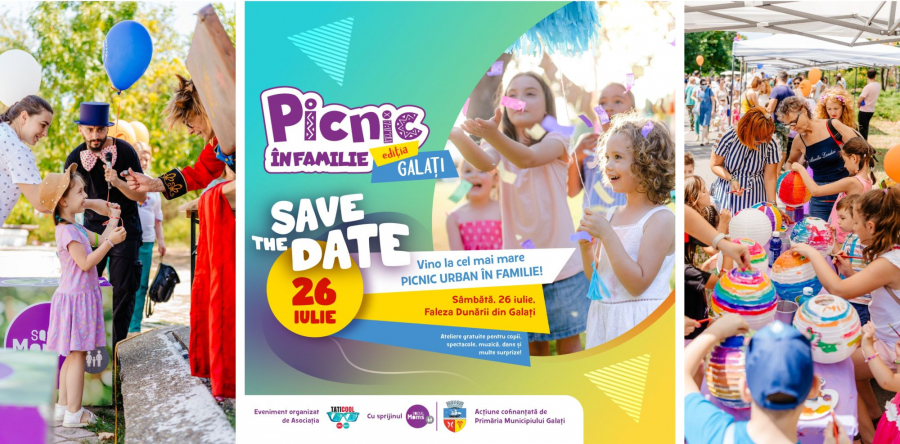 Sâmbătă: Picnic urban în familie, cu program adaptat din cauza caniculei