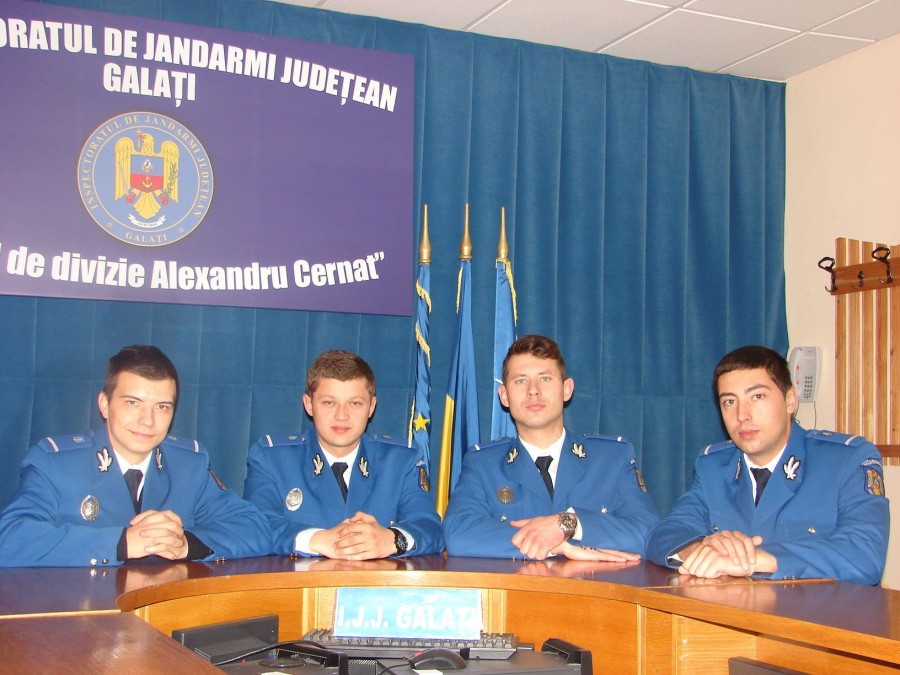Ei sunt cei mai tineri ofiţeri ai Jandarmeriei Galaţi!