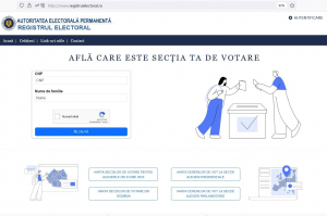Cum puteți afla secția de votare la care sunteți arondat