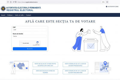 Cum puteți afla secția de votare la care sunteți arondat