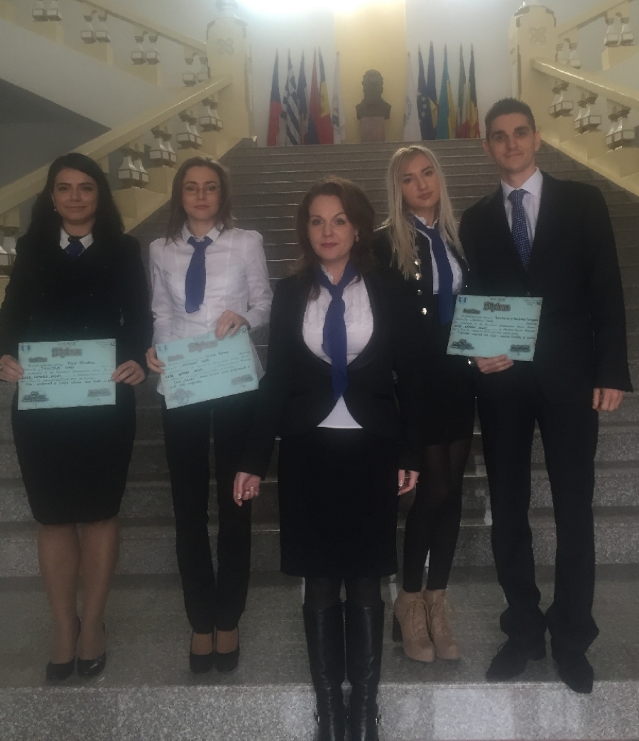 UNIVERSITATEA DANUBIUS/ STUDENŢII FACULTĂŢII DE DREPT, PREMIUL I LA COMPETIŢIE INTERNAŢIONALĂ DE LUCRĂRI ŞTIINŢIFICE STUDENŢEŞTI