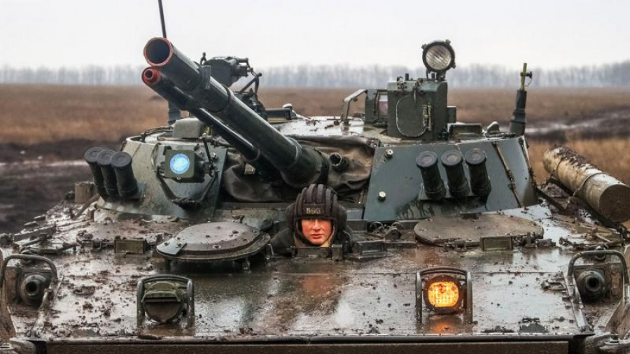 Tanc furat de romi în sudul Ucrainei