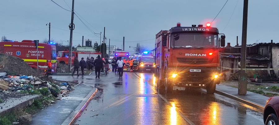 Tragedie în Cluj: Șase persoane, printre care și patru copii, au murit într-un incendiu