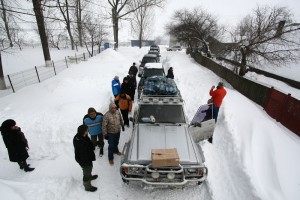 Convoi umanitar 4x4 pentru sătenii din Hânţeşti