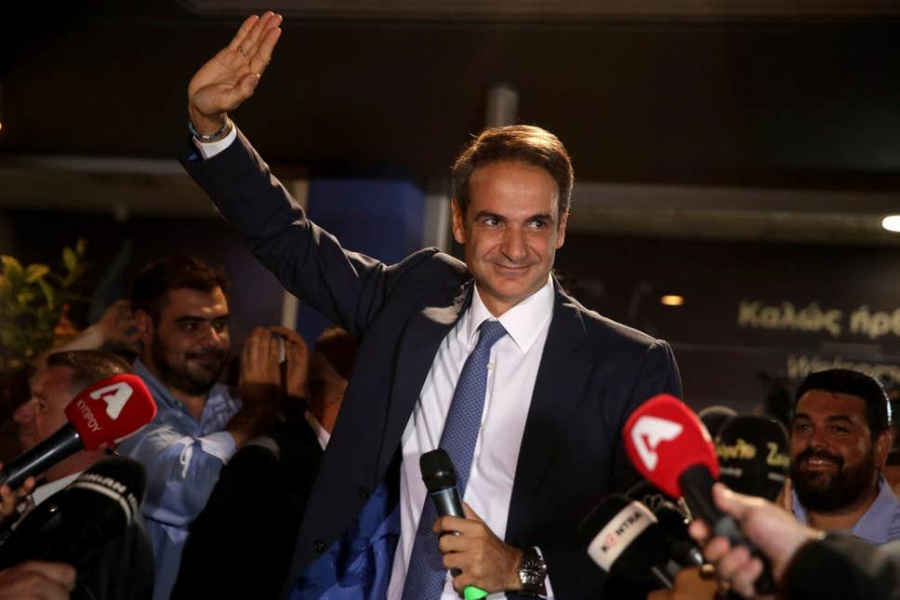 Kyriakos Mitsotakis, noul premier al Greciei