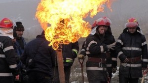 Explozie la o conductă de gaze la Munteni