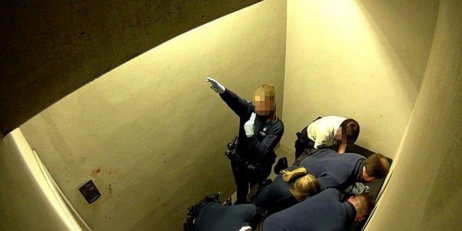 Imagini șocante din arestul poliției belgiene
