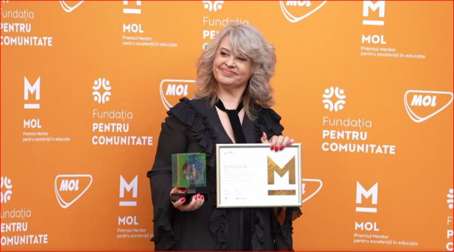 Monica Măciuceanu, Premiul Mentor pentru excelenţă în educaţie 2020
