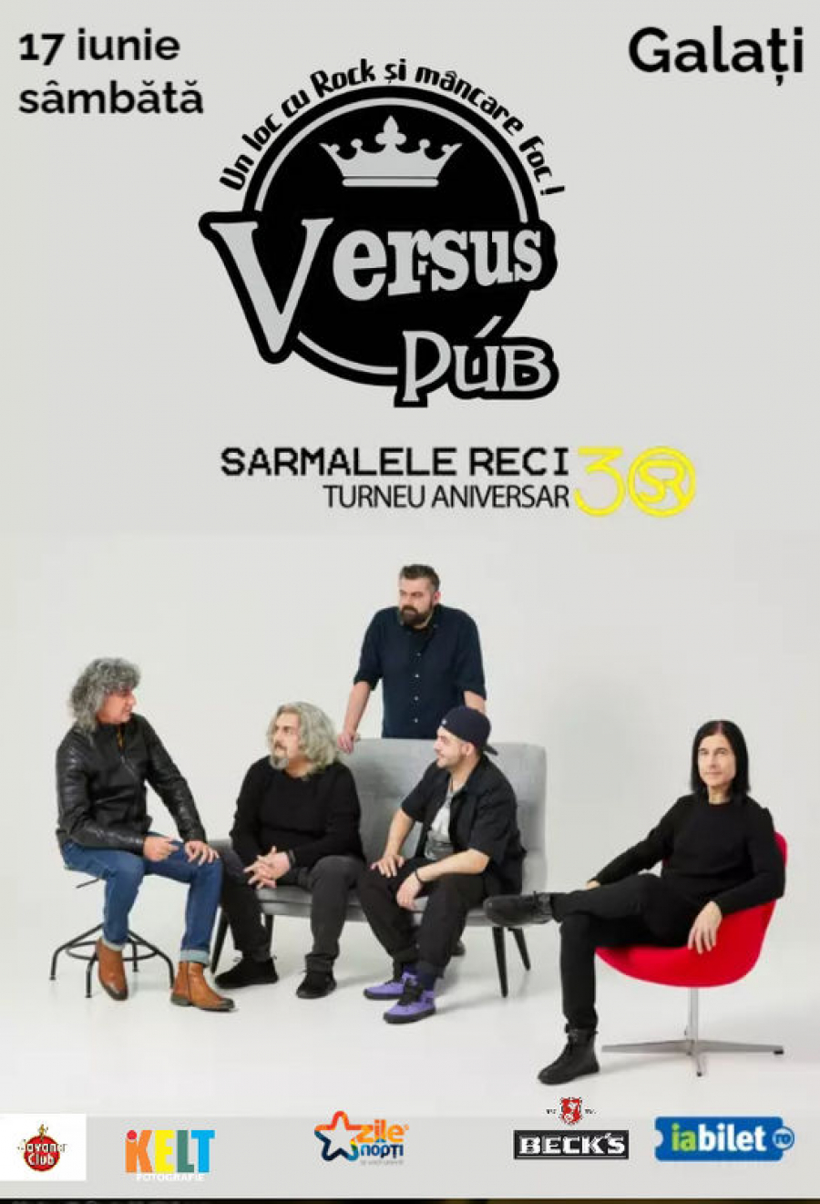 „Sarmalele Reci” va concerta la Versus Pub