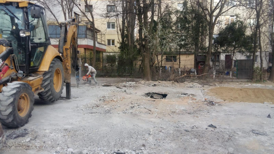 Garaje demolate în zona I.C. Frimu (VIDEO)