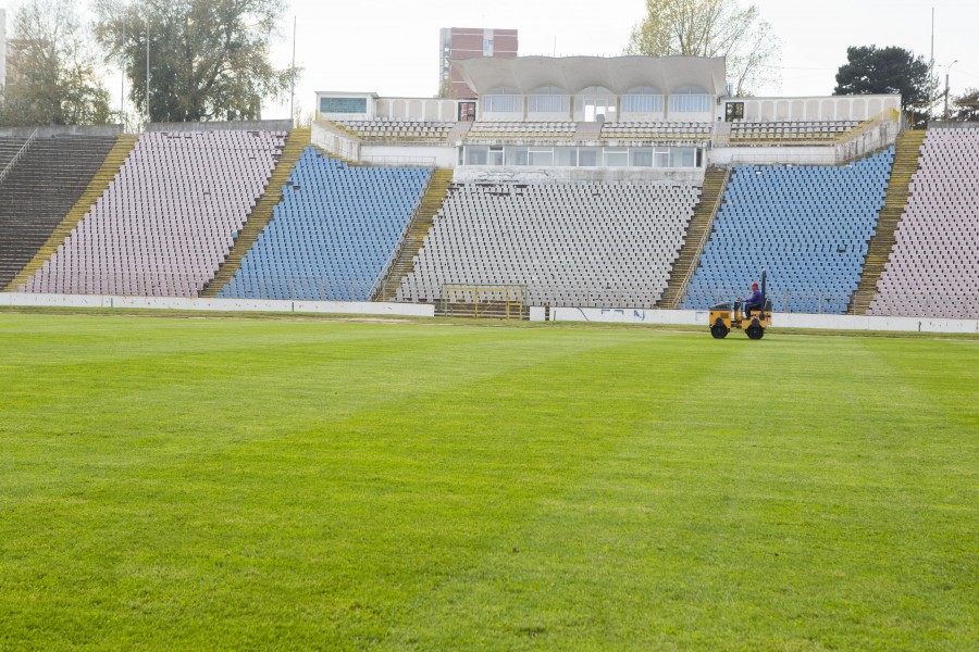 Miercuri, după jumătate de an, se joacă din nou pe stadionul "Dunărea"