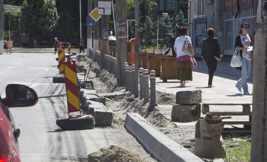 Vezi aici când va fi gata strada Brăilei. Primăria Galaţi promite că se grăbeşte