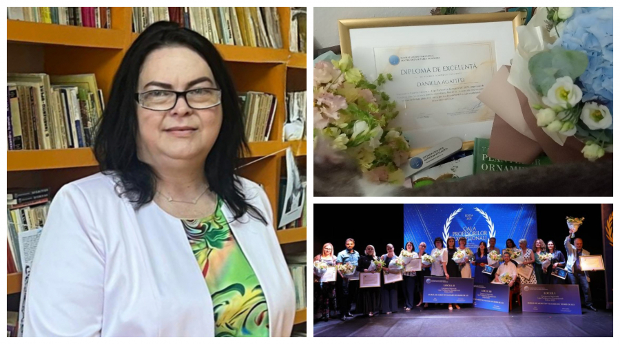 Diplomă de excelenţă pentru gălăţeanca Daniela Agafiţei, la Gala Profesorilor Excepționali