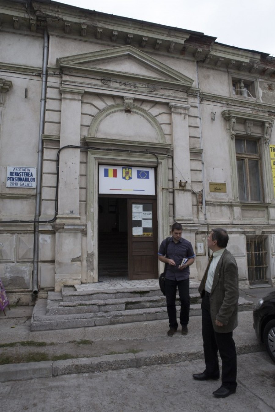 O delegaţie bulgărească, la casa din Galaţi a fiului fostului premier