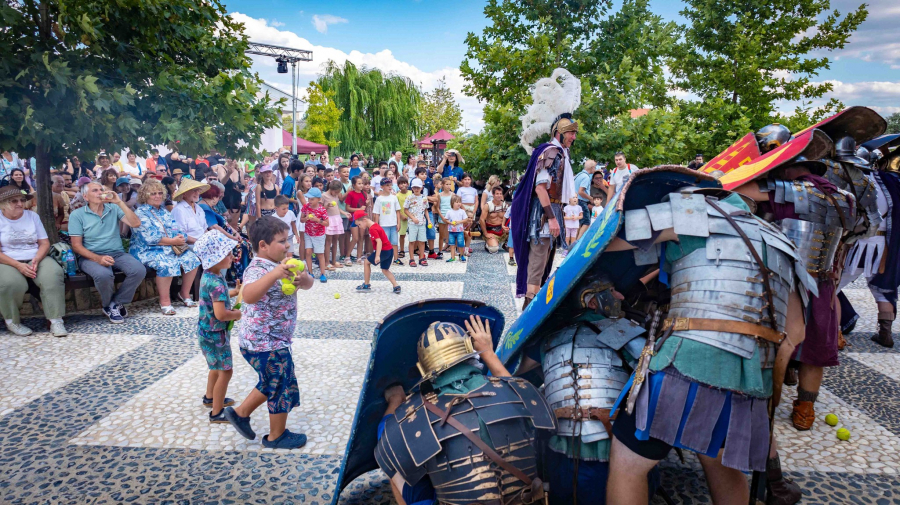 ”Războinicii gălățeni” au trecut Dunărea și s-au luptat cu romanii (GALERIE FOTO)