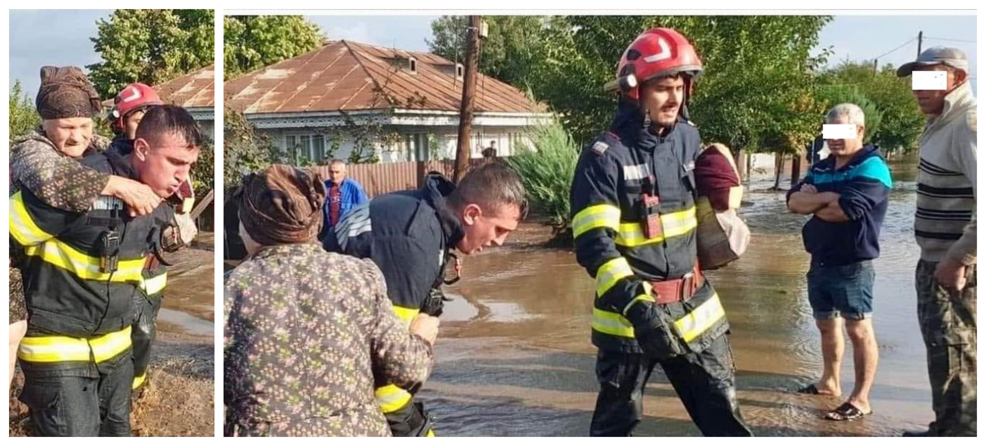 La inundații, ca la reality-show