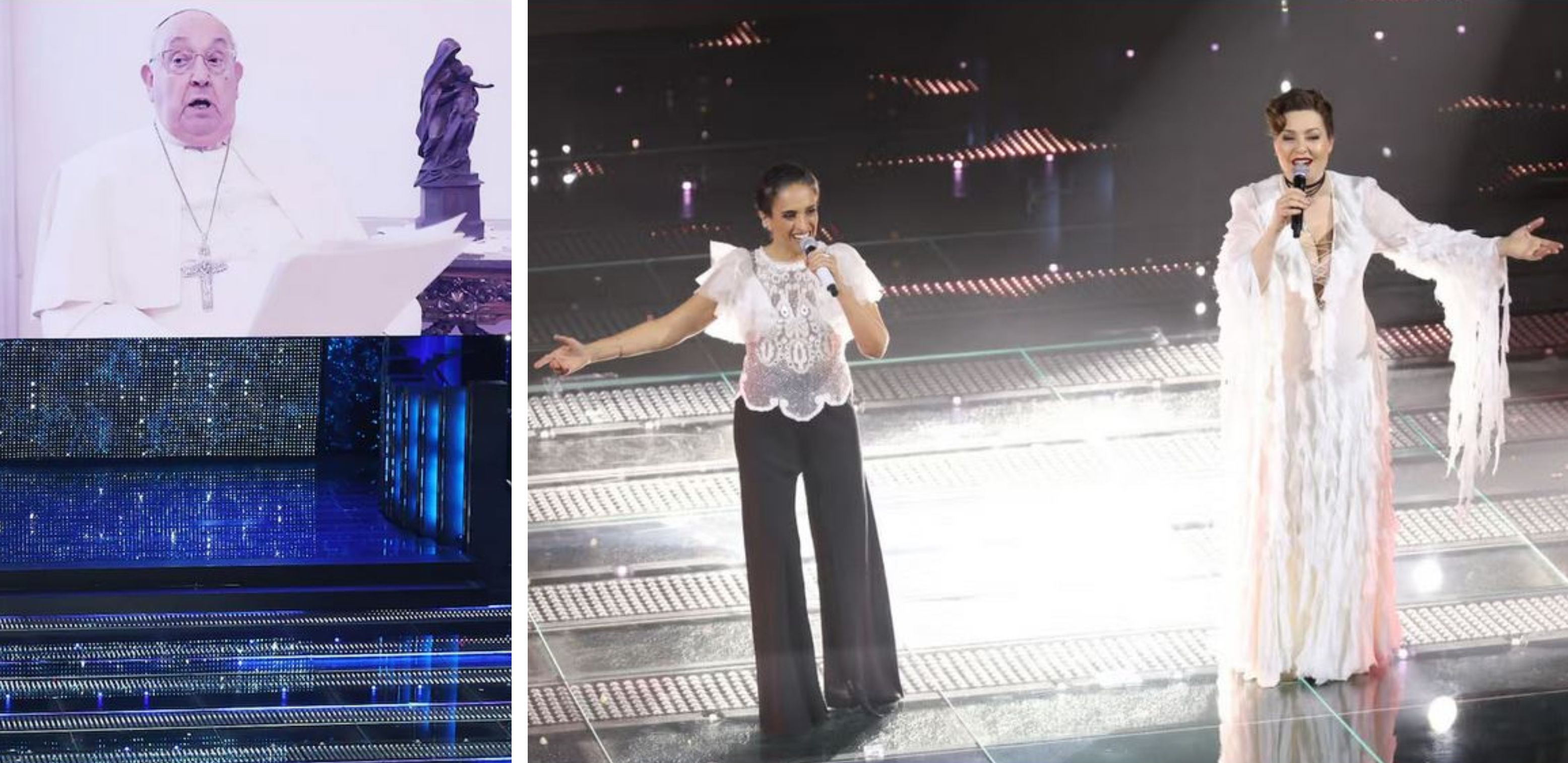 Pledoarie papală pentru pace, pe scena de la Sanremo