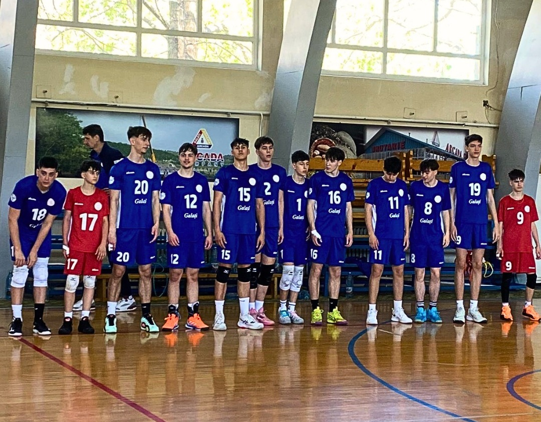 Juniorii gălățeni, neînvinși în competiția națională după 18 meciuri disputate