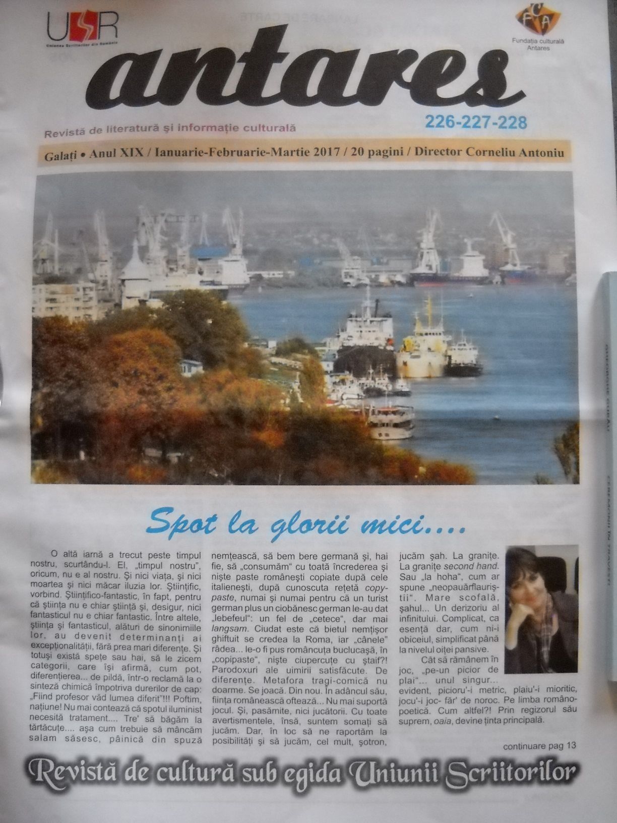 Poezie internaţională, critică şi proză la „Antares”