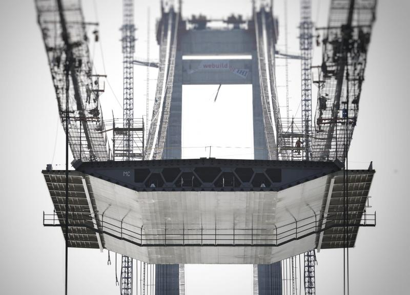 La podul peste Dunăre a fost montat ultimul tablier