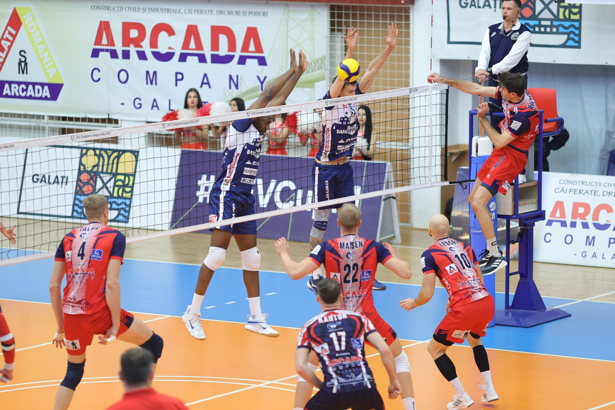 VOLEI. CSM Arcada, aproape de final de drum european