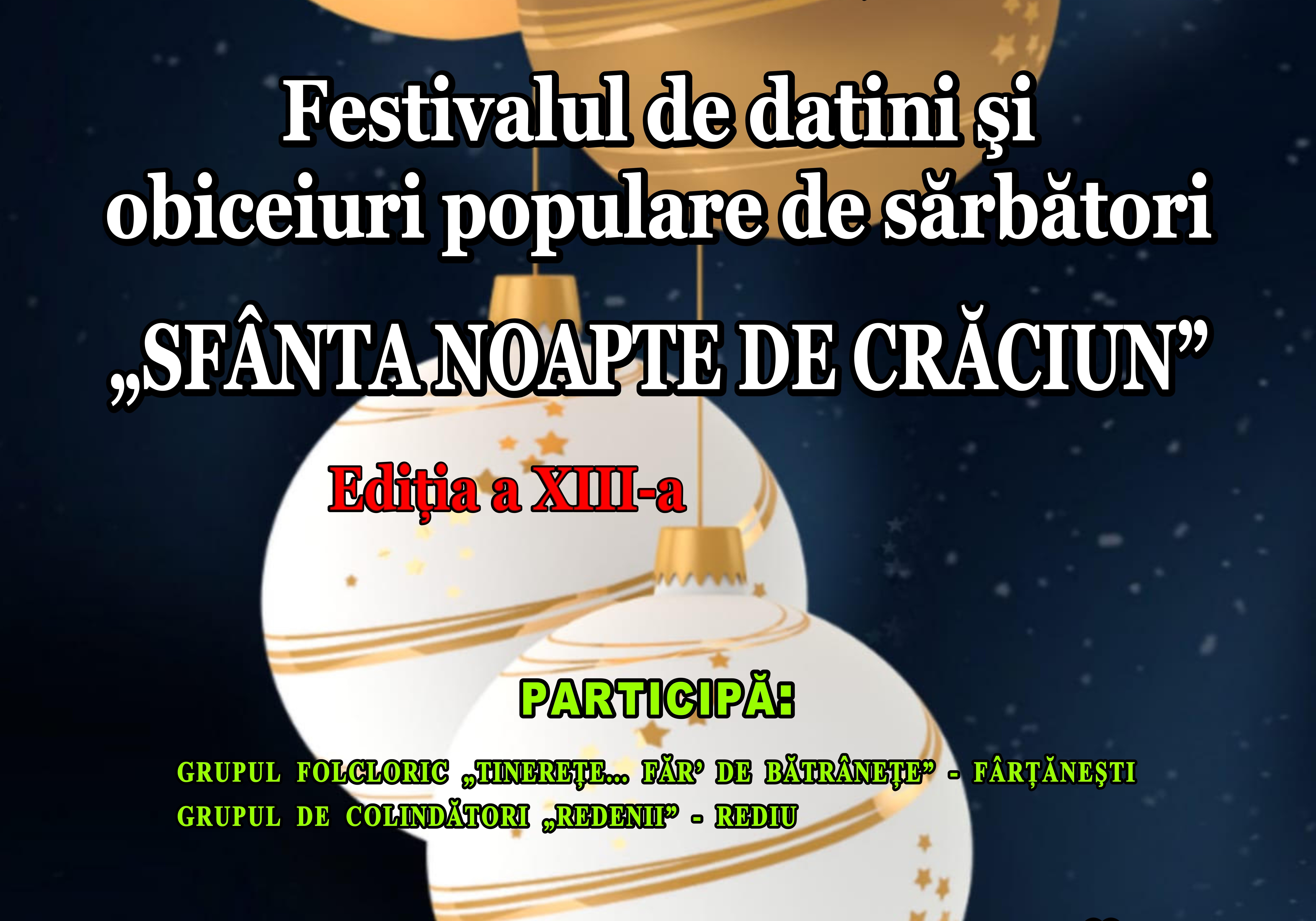 Festival de datini și obiceiuri populare