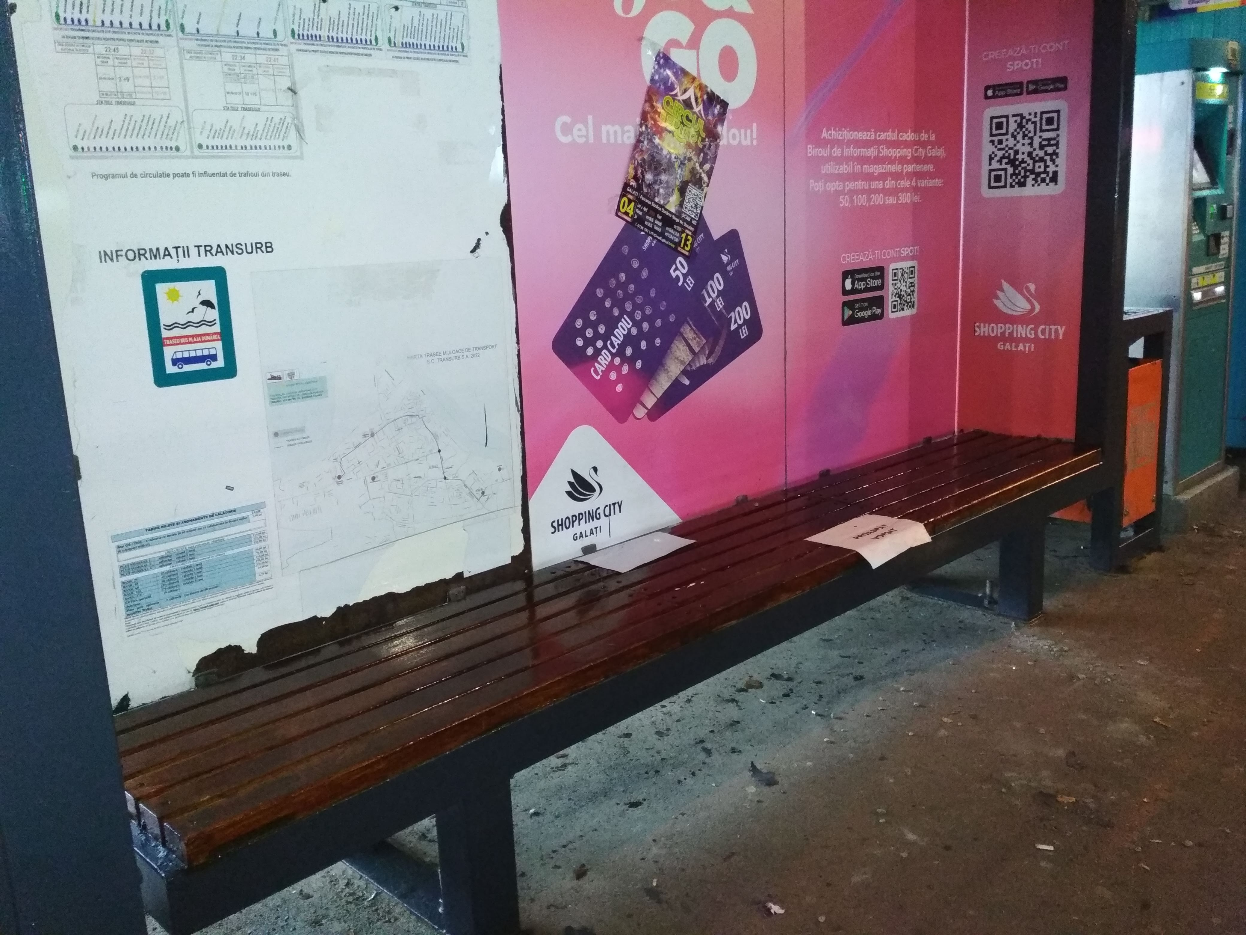 Strat de vopsea, după damful de urină