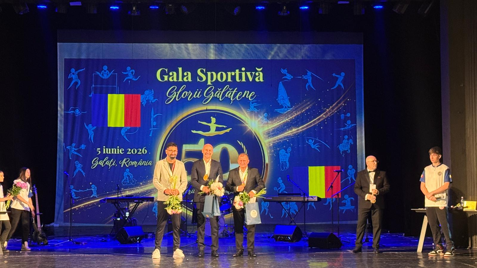 Galaţiul şi-a premiat performerii. Glorii Sportive Gălățene, aplaudate la scenă deschisă