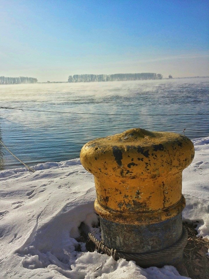 FENOMEN SPECTACULOS la minus 18 grade: Dunărea A "FIERT" din nou!