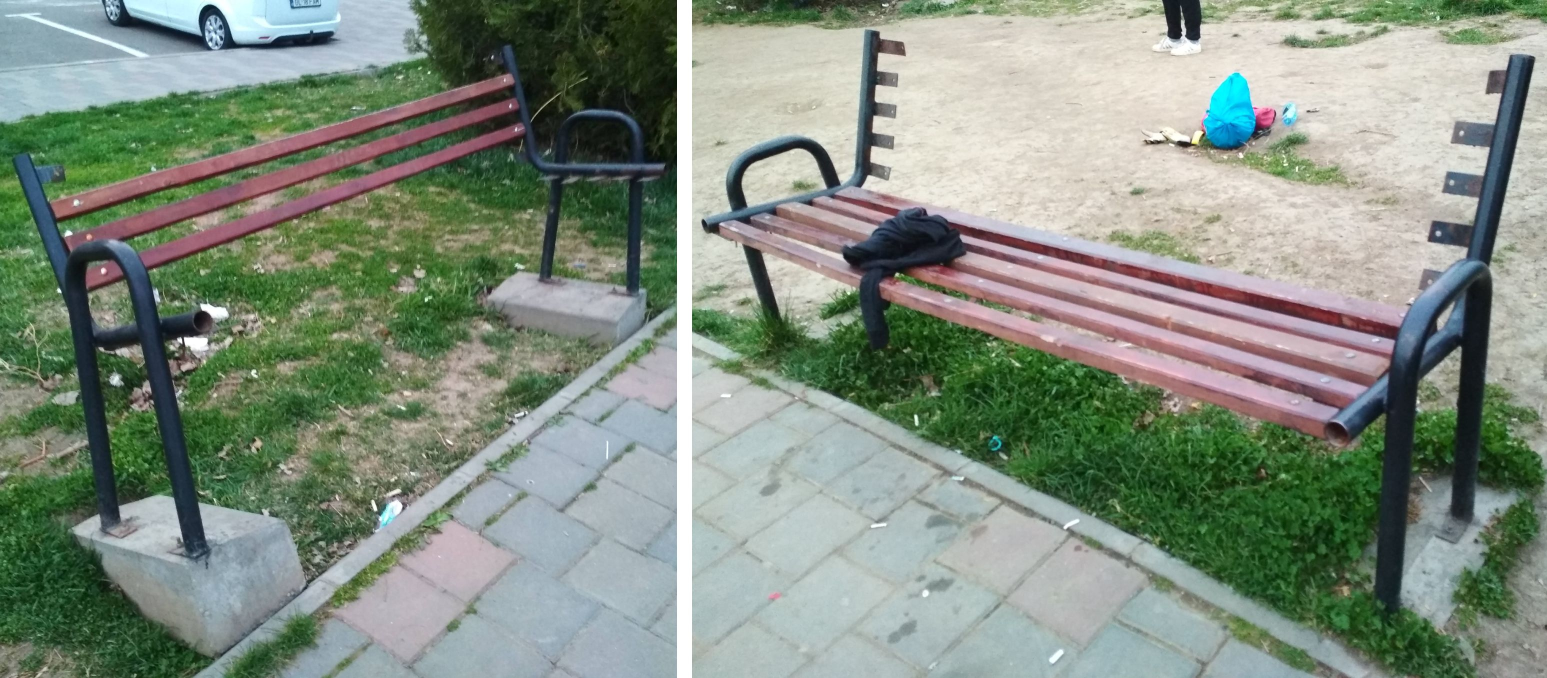 Poza zilei. Noi modele de bănci urbane la Galaţi