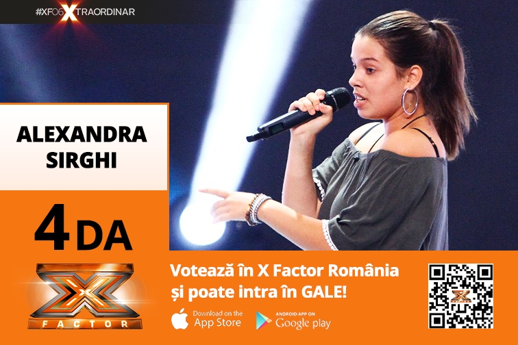 La doar 14 ani/ O gălăţeancă, declarată cea mai bună concurentă de la X Factor (VIDEO)