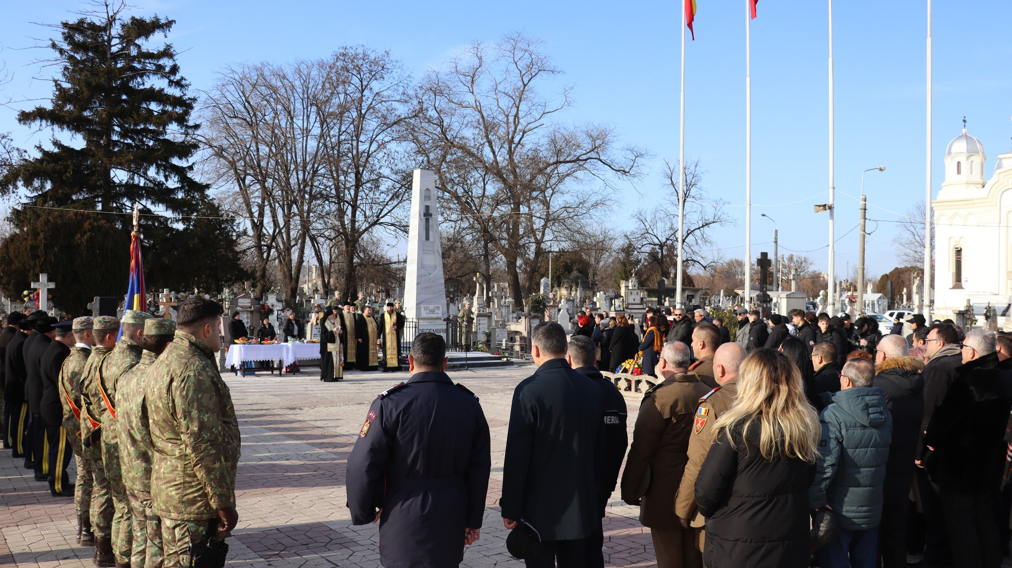 Omagiu pentru eroii martiri ai Revoluției Române din decembrie 1989