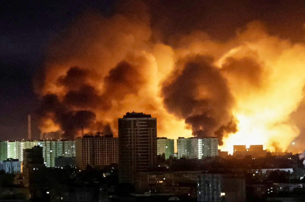 Cel mai mare atac aerian rusesc, de la începutul războiului din Ucraina