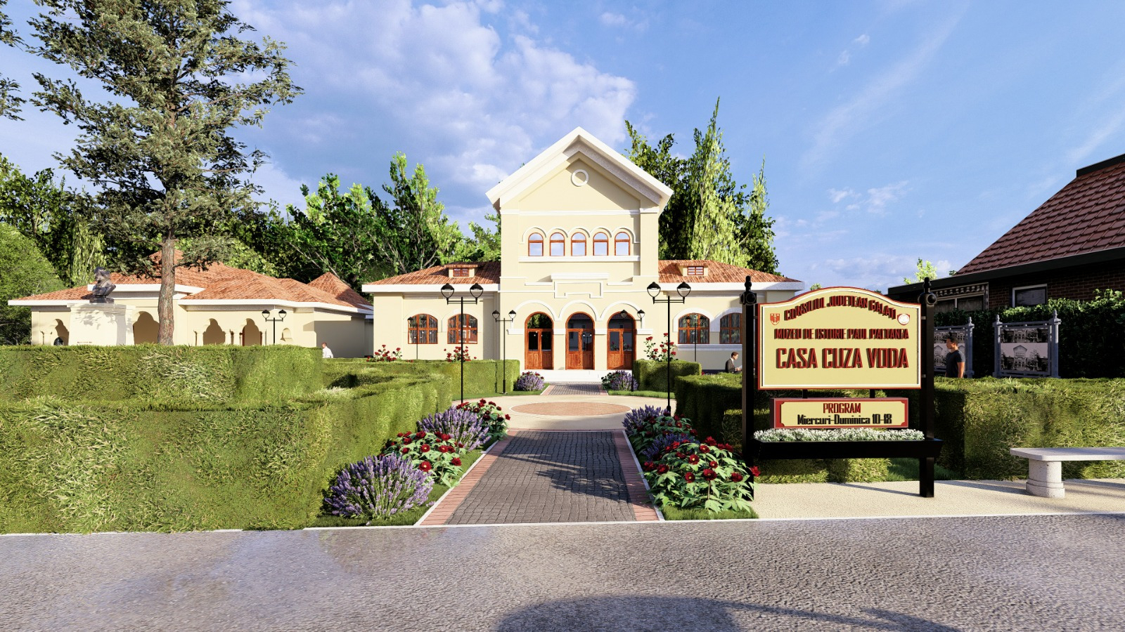 Parcul Casei ”Cuza Vodă”, readus la viaţă ca în vremea domnitorului Alexandru Ioan Cuza