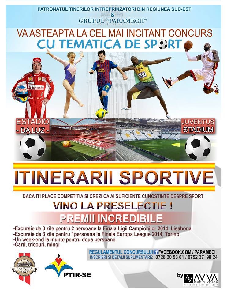 Concurs de cultură generală la Galaţi. Arată ce ştii la "Itinerarii sportive"!