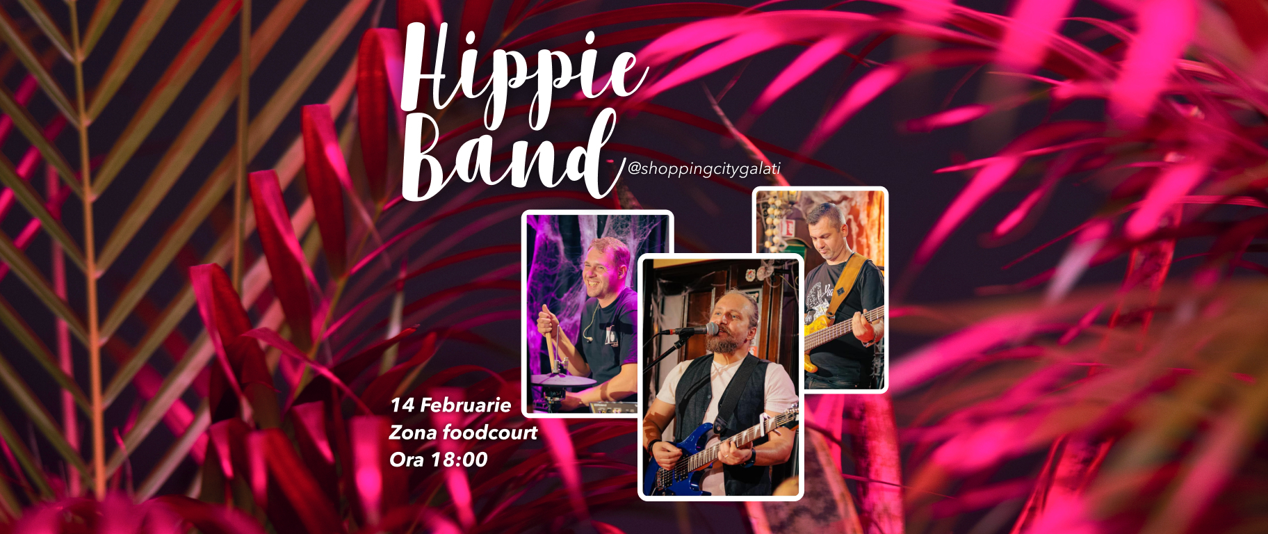 Concert Hippie Band, de Ziua Îndrăgostiților