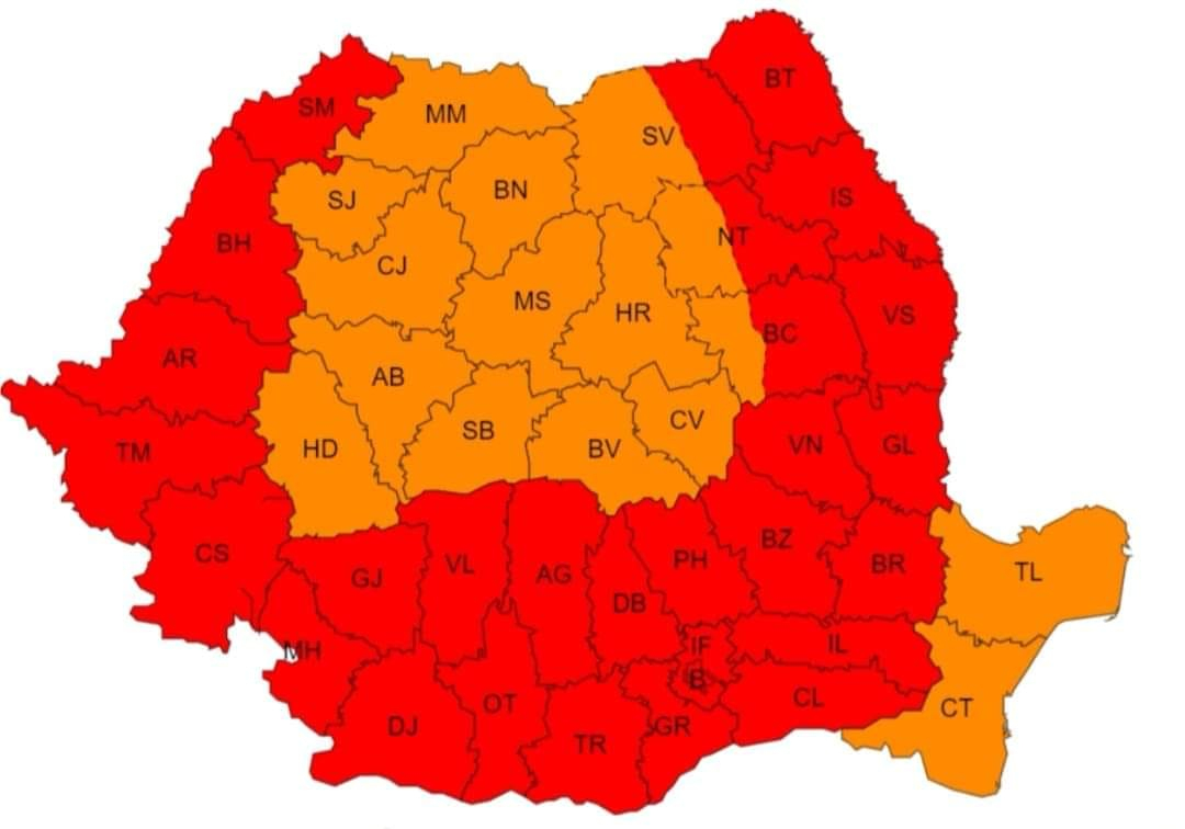 Trei zile de foc! Galațiul intră sub Cod roșu de caniculă