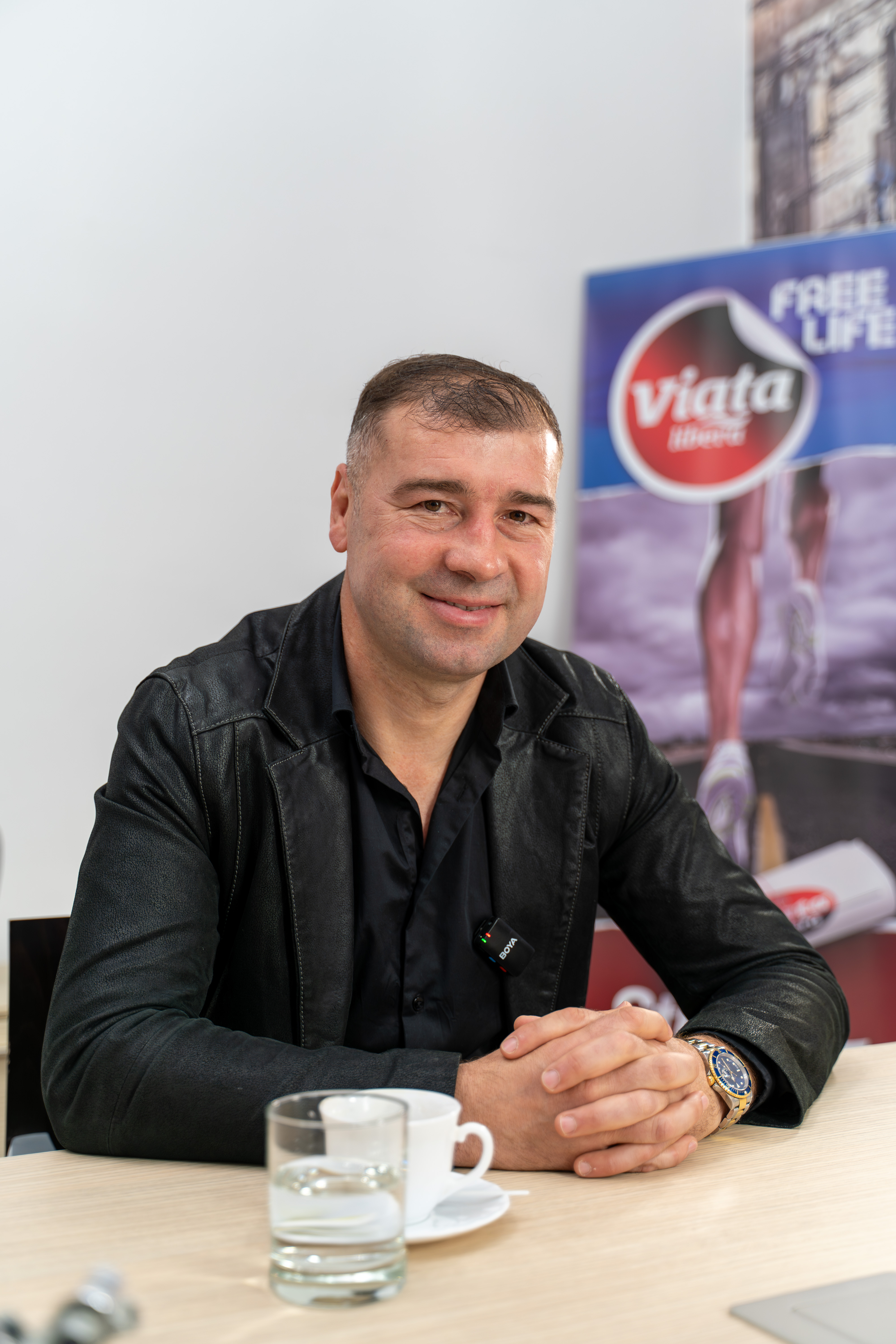 Lucian Bute, la „Viaţa liberă”: „Vreau o academie de box la Galaţi”