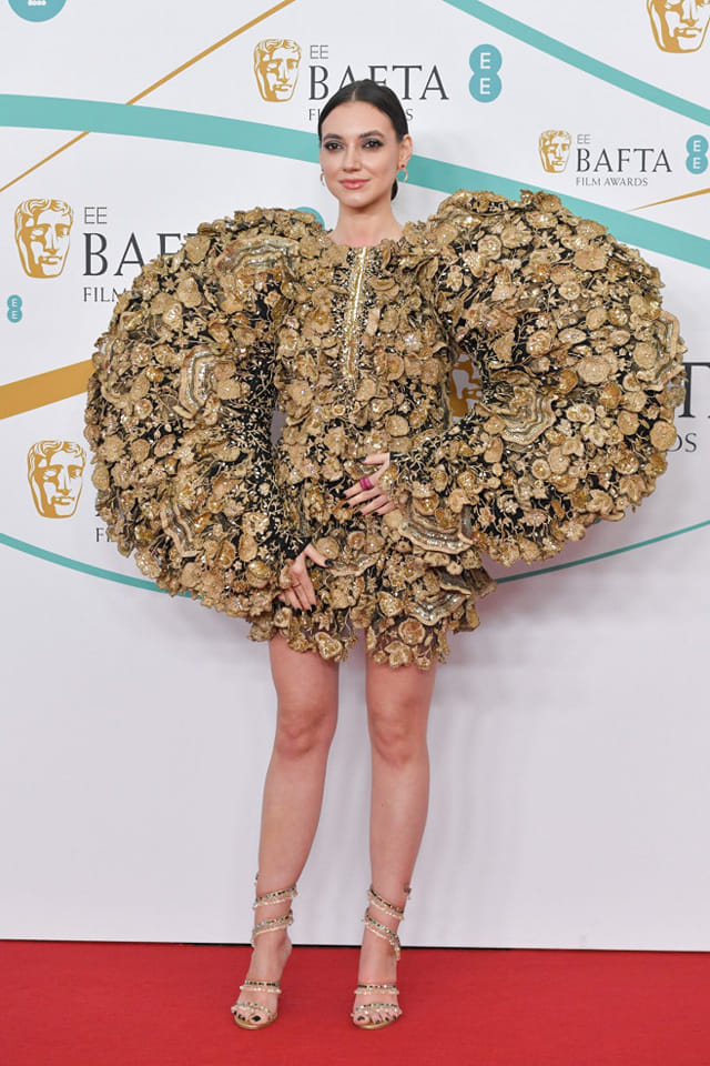 Gălățeanca Andreea Cristea, apariție de senzație la premiile BAFTA
