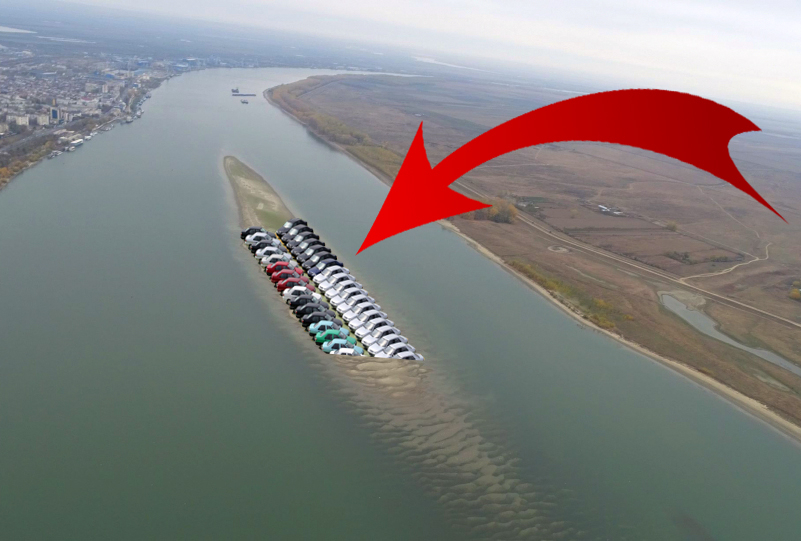 Galațiul își lărgește frontierele: mega-parcare pe insula de pe Dunăre! PAMFLET