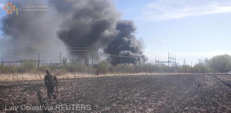 Pista aeroportului din Odessa, bombardată de ruși