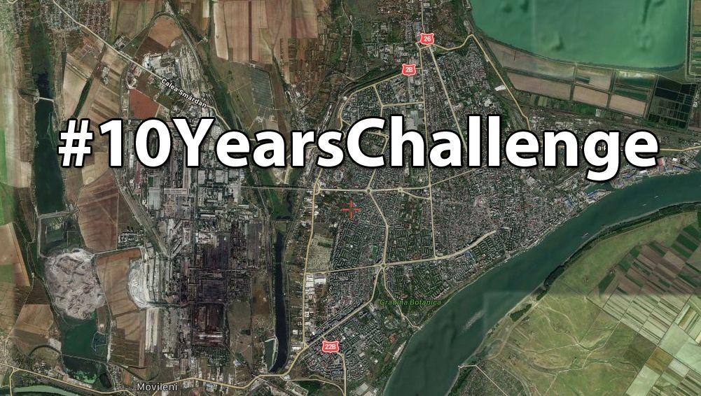 Galațiul, afară din #10YearsChallenge. PAMFLET