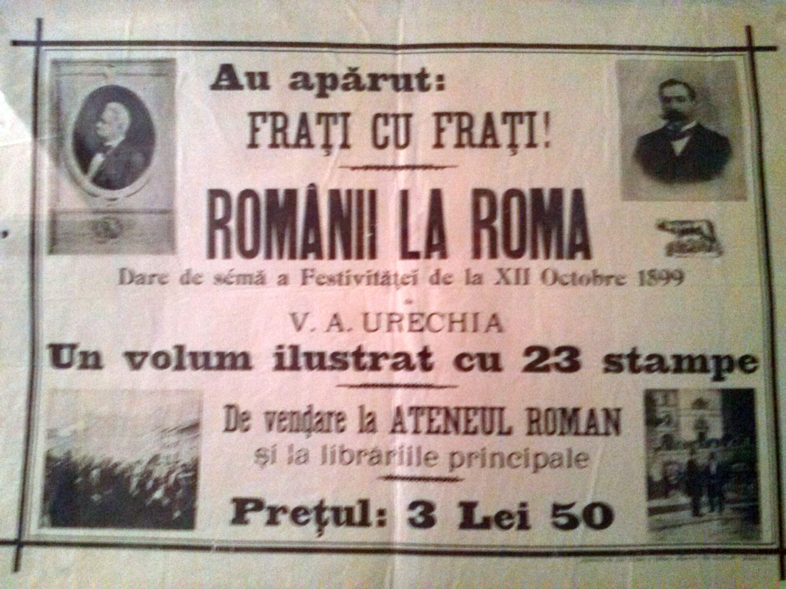 Expoziţie inedită de RECLAME comerciale vechi, la Biblioteca "V. A. Urechia", până luni