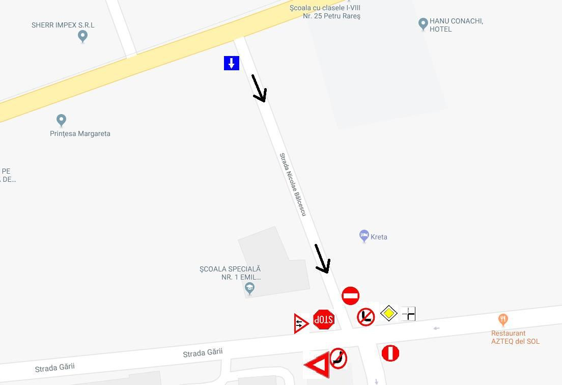 Sensuri unice pe mai multe străzi