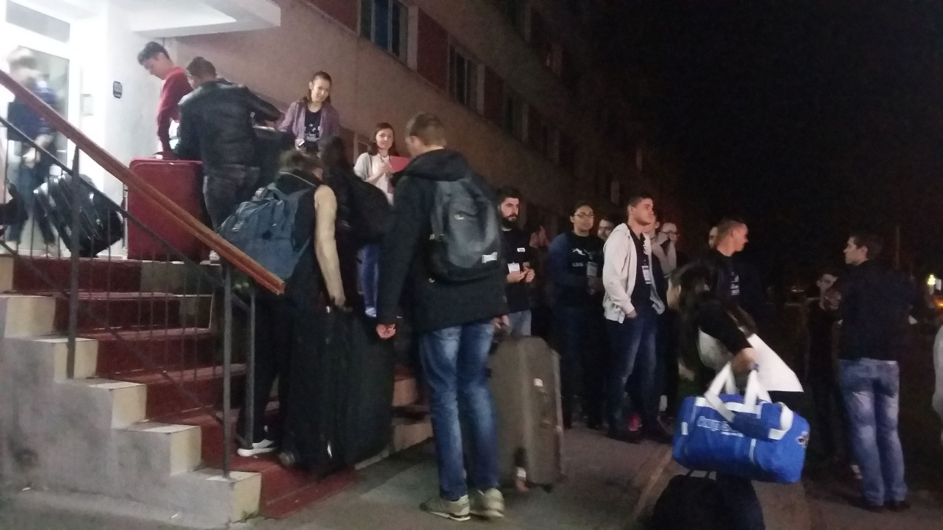 Studenţii din Moldova au ajuns la Galaţi