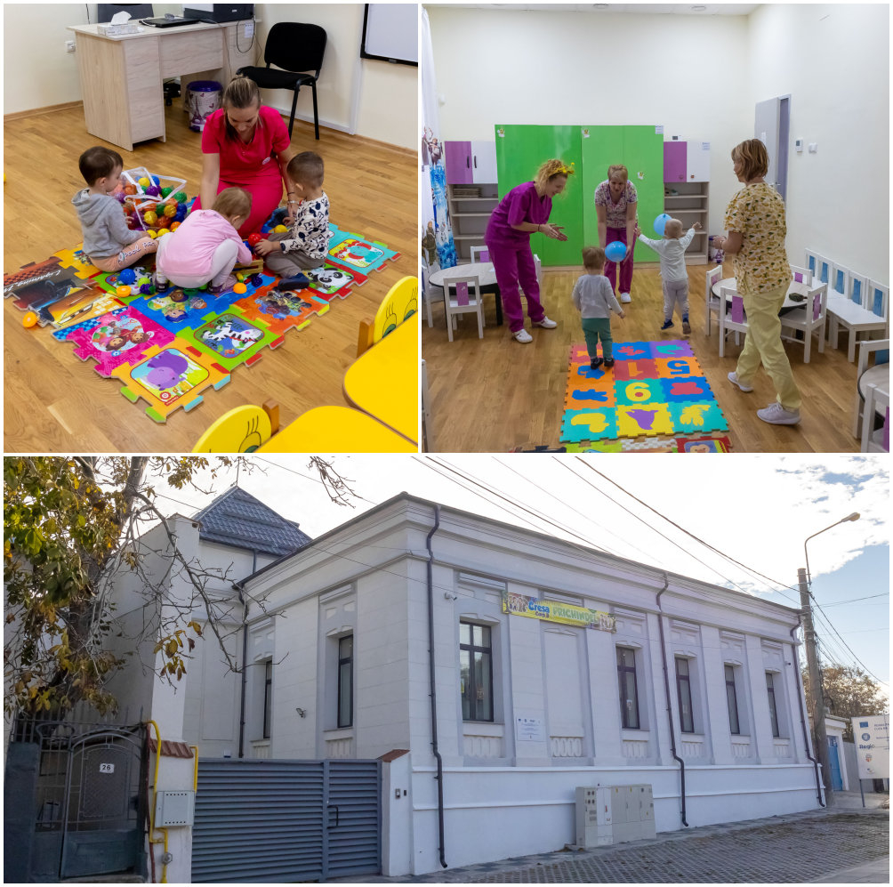 Noua creșă de pe strada Cuza și-a primit copiii