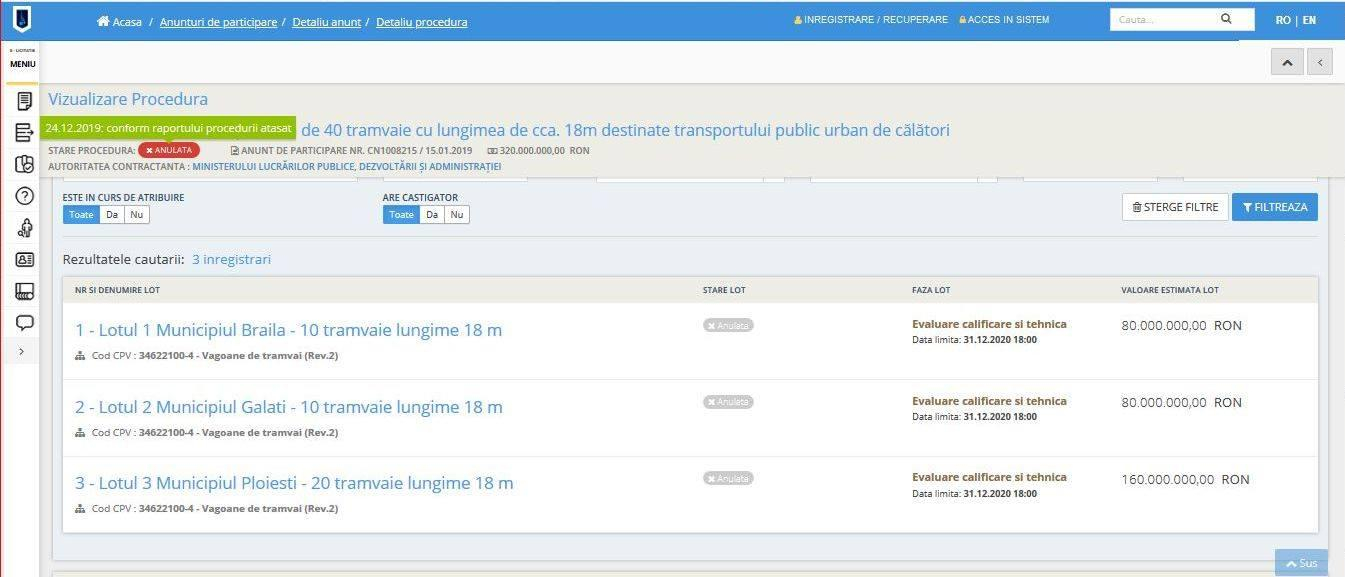Tramvaie noi, la anul şi… la mulţi ani!